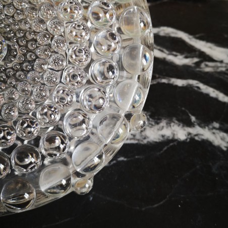 Vase en  verre bubble