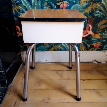 tabouret / coffre en formica