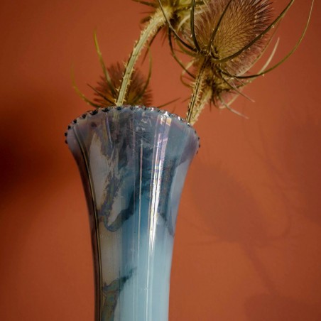 Vase en opaline